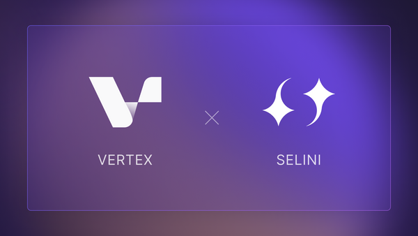 Vertex partners with Selini to provide enhanced market liquidity.