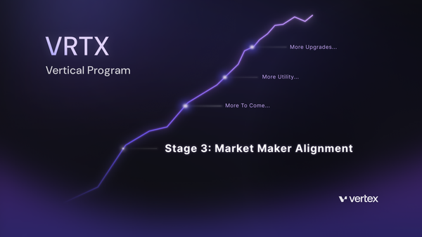 VRTX Vertical Program Stage 3 – Market Maker Alignment